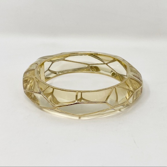 Cristina Sabatini MP Wall Bangle Bracelet 18k Gold - Picture 3 of 13